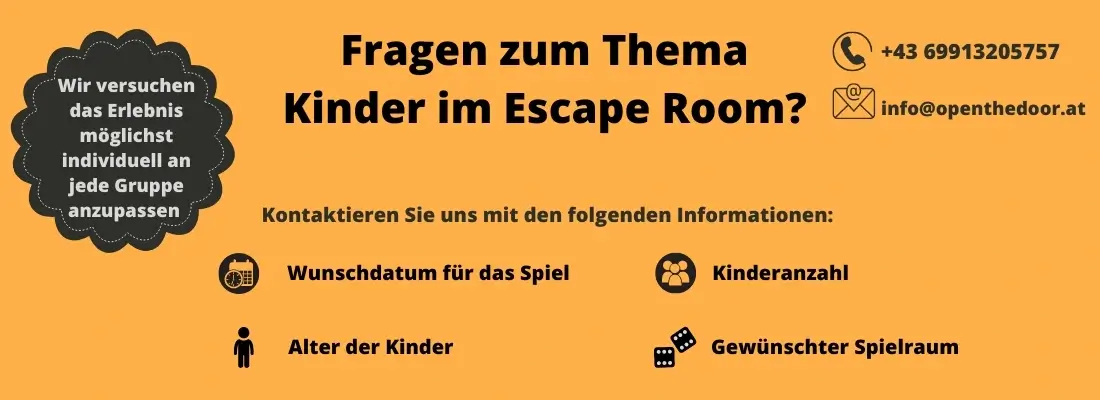 escape room kinder wien - openthedoor.at